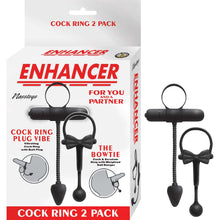 Load image into Gallery viewer, Enhancer Cockring 2pk Black
