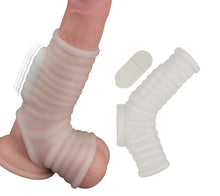 Load image into Gallery viewer, Vibrating Power Sleeve Ribbed Fit White
