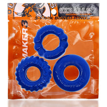 Load image into Gallery viewer, Bonemaker 3-pack C-ring Pack Blue
