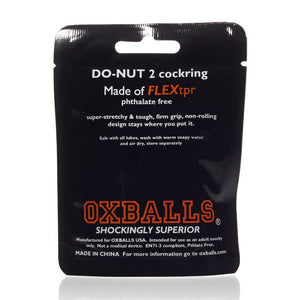 Do-nut 2 Large Cockring Black