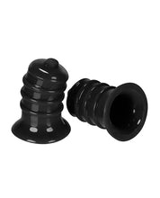 Load image into Gallery viewer, Hunkyjunk Elong Nipsuckers Black
