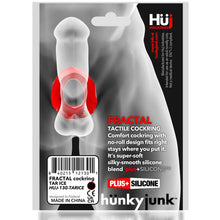 Load image into Gallery viewer, Hunkyjunk Fractal Cockring Tar Ice
