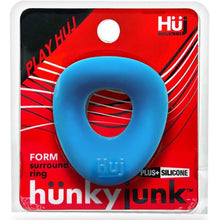 Load image into Gallery viewer, Hunkyjunk Form Cockring Teal Ice
