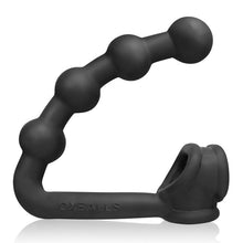 Load image into Gallery viewer, Buttballs Asslock &amp; Cocksling Oxballs Silicone/tpr Blend Black Ice
