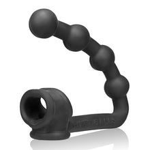 Load image into Gallery viewer, Buttballs Asslock &amp; Cocksling Oxballs Silicone/tpr Blend Black Ice

