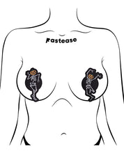 Load image into Gallery viewer, Pastease Dancing Skeletons W/ Pumpkin Heads
