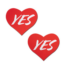 Load image into Gallery viewer, Pastease Love Yes Red Heart Pasties
