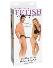 Load image into Gallery viewer, Fetish Fantasy Hollow Strap On For Him Or Her Purple
