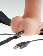 Load image into Gallery viewer, Fetish Fantasy 9 In Hollow Rechargeable Strap-on W/ Balls
