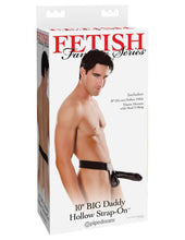 Load image into Gallery viewer, Fetish Fantasy Big Daddy Hollow 10in Strap On Black
