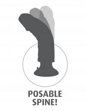 Load image into Gallery viewer, King Cock 6 In Cock Brown Vibrating
