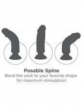 Load image into Gallery viewer, King Cock 6 In Cock Brown Vibrating
