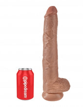 Load image into Gallery viewer, King Cock 14 In Cock W/balls Tan
