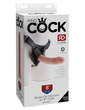 Load image into Gallery viewer, King Cock Strap On Harness W/ 8 In Cock Light
