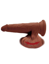 Load image into Gallery viewer, King Cock Plus 8 In Triple Density Cock W/ Balls Brown
