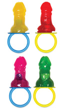 Load image into Gallery viewer, Bachelorette Candy Pecker Pacifier (48 Per Pop Display)
