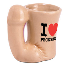 Load image into Gallery viewer, Bachelorette Mini Pecker Shot Glass 12 Pc Display
