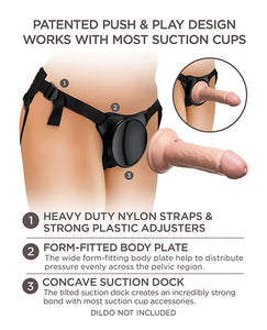 King Cock Elite Beginners Body Dock Strap On Harness