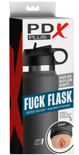 Load image into Gallery viewer, Pdx Plus Fuck Flask Secret Delight Discreet Stroker Grey Bottle Light
