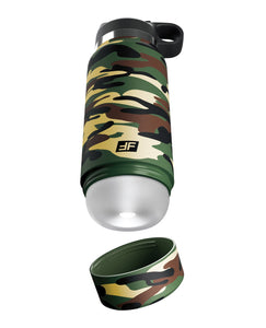 Pdx Plus Fap Flask Happy Camper Discreet Stroker Camo Bottle Frosted