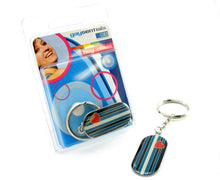 Load image into Gallery viewer, Enamel Key Chain Leather Flag
