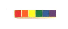 Load image into Gallery viewer, Lapel Pin Rainbow Bar
