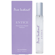 Load image into Gallery viewer, Pure Instinct Pheromone Infused Perfume Oil Eau De Parfum Entice .31 Fl Oz/9.2ml
