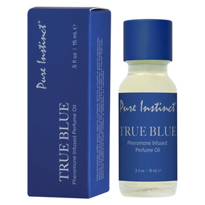 Pure Instinct Pheromone Infused Parfum True Blue .5oz/ 15ml