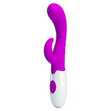 Load image into Gallery viewer, Pretty Love Arthur Rabbit Vibrator Silicone Purple
