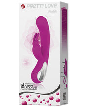 Load image into Gallery viewer, Pretty Love Webb Rabbit Vibrator Fuschia
