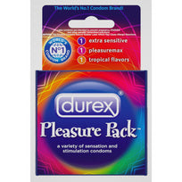 Load image into Gallery viewer, Durex Pleasure Pack 3pk

