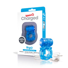 Load image into Gallery viewer, Screaming O Charged Big O Blue Cock Ring
