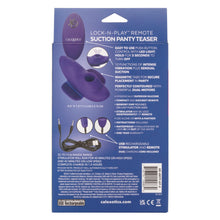Load image into Gallery viewer, Lock N Play Remote Suction Panty Teaser
