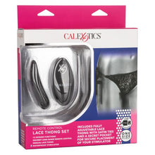 Load image into Gallery viewer, Remote Control Lace Thong Set
