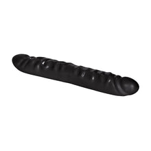 Load image into Gallery viewer, Black Jack 12in Veined Double Dong
