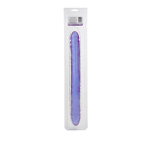 Load image into Gallery viewer, Reflective Gel Veined Double Dong 17.5in
