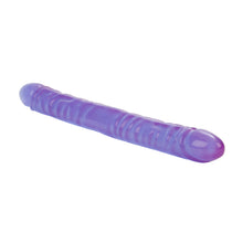 Load image into Gallery viewer, Reflective Gel Veined Double Dong 17.5in

