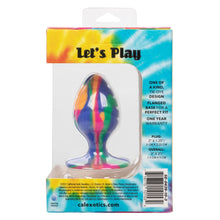 Load image into Gallery viewer, Cheeky Medium Swirl Tie Dye Plug
