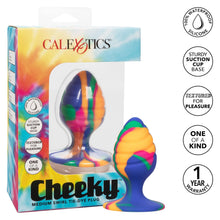Load image into Gallery viewer, Cheeky Medium Swirl Tie Dye Plug
