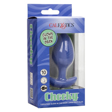 Load image into Gallery viewer, Cheeky Glow In the Dark Vibrating Butt Plug
