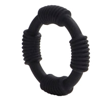 Load image into Gallery viewer, Adonis Silicone Ring Hercules Black
