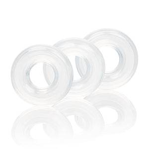 Set Of 3 Silicone Stacker Rings