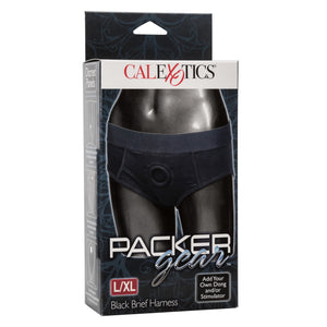 Packer Gear Black Brief Harness L/xl