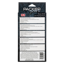 Load image into Gallery viewer, Packer Gear Boxer Brief W/ Packing Pouch L/xl
