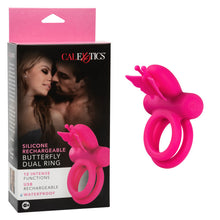 Load image into Gallery viewer, Silicone Rechargeable Butterfly Dual Ring
