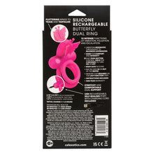 Load image into Gallery viewer, Silicone Rechargeable Butterfly Dual Ring
