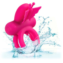 Load image into Gallery viewer, Silicone Rechargeable Butterfly Dual Ring
