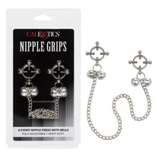 Load image into Gallery viewer, Nipple Grips 4-point Nipple Press W/ Bells
