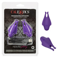 Load image into Gallery viewer, Nipple Play Rechargeable Nipplettes Purple
