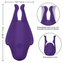 Load image into Gallery viewer, Nipple Play Rechargeable Nipplettes Purple
